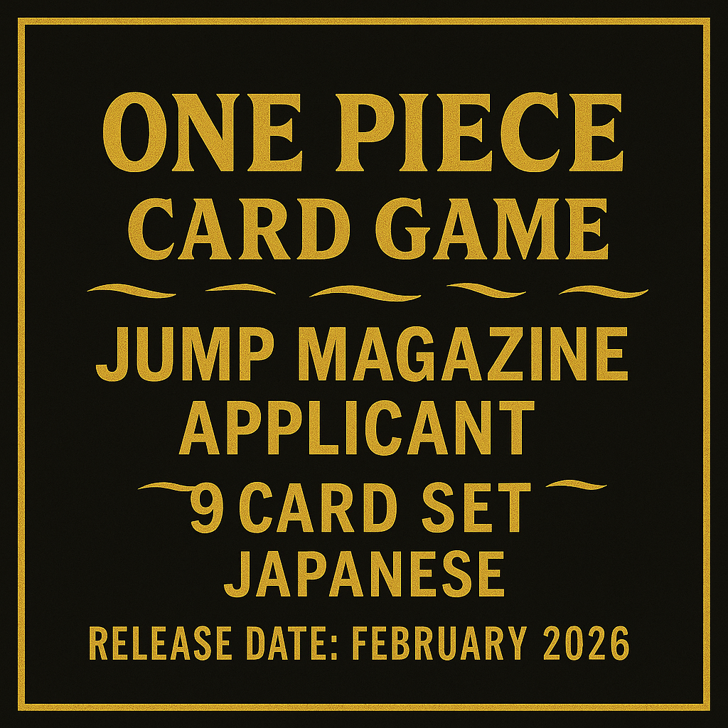Pre-Order (February) One Piece Card Game Jump Magazine Applicant-Exclusive Cards x 9 (9 types) Japanese